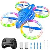 ALTITACO Drones for Kids With Cool Light, Kids Drone with 3D Flip, Altitude-Hold, Self-Rotation, Headless Mode, 3 Speed Modes, One-Click Take-off/Landing, Mini Drone for Christmas, Beginners, Indoor