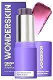 Wonderskin Cream Blush Stick pH-Activated - pHlush Stick Multi-Use, Blush for Cheeks and Lips, Cooling Nourishing Color-Adjusting Makeup