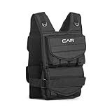 CAP 40lb Adjustable Weighted Vest for Men and Women, Strength Training