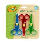Crayola Toddler Safety Scissors (3pk), Blunt Tip Training Scissors for Preschool Learning Activities, Right & Left Handed, Toddler Arts & Crafts Essentials