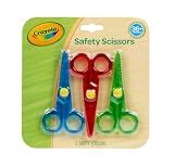 Crayola Toddler Safety Scissors (3pk), Blunt Tip Training Scissors for Preschool Learning Activities, Right & Left Handed, Toddler Arts & Crafts Essentials