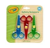 Crayola Toddler Safety Scissors (3pk), Blunt Tip Training Scissors for Preschool Learning Activities, Right & Left Handed, Toddler Arts & Crafts Essentials