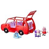 Peppa Pig Peppa's Big Family Car with 2 Figures (Fits 5), Toy Car Playset for Girls and Boys 3 and Up