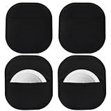 for Airtag Holder Sticky Pouch, 4 Pack Hidden & Protective Sleeve for Luggage, Adhesive Fabric Mount Sticker compatiable with Air Tag for Suitcase, TV Remote, Baggage & Kids (4 Pack)