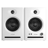 Ortizan C7 Powered Studio Monitors Pair with Bluetooth 5.3, White