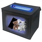 uvcoolplunge Large UV Sanitizer Box, 36L Portable Sanitizing and Cleaning Machine with 3-Level Timer, Foldable UV Cleaner Box for Household Use Like Phone, Towel, Key, Etc. Ozone Free