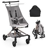 GarveeLife Lightweight Baby Stroller Under 10 lbs, Travel Strollers for Airplane with Carry Bag, One-Handed Fold Compact Umbrella Stroller - Adjustable Sun Canopy, 360° Wheels & 3-Point Safety Harness