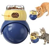 FurtasticFinds Cat Interactive Puzzle Toy, Adjustable Treat Dispenser for Indoor Cats, Safe Material Kitty Enrichment Toy for IQ Training, Mental Stimulation, Relieve Boredom, Gifts
