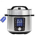 OLIXIS 24-in-1 Electric Pressure Cooker 6.34 Quart, Stainless Steel Multi-Cooker for Canning, Slow Cook, Yogurt, Steam, Rice, Soup, Bean, Poultry, Beef, Bake, Stew & Porridge, Family Size