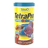 TetraPro Tropical Color Crisps, Fish Food With Natural Color Enhancers, Tropical Fish Food, 7.41 Ounces