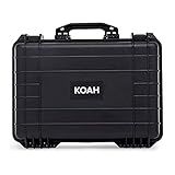 Koah Weatherproof Hard Case with Customizable Foam (18 x 14 x 7 Inch)