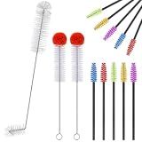 Yungyan 13 Pcs 3 Size Hummingbird Feeder Cleaning Brush Kit Cleaners, White