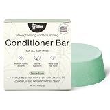 The Earthling Co. Volumizing Conditioner Bar For Thickening, Fullness, Strength, and Hair Growth - Sulfate, Silicone, Paraben Free for Thinning, Flat, Fine Hair - Made in USA (Simple Fresh, 1.8oz)