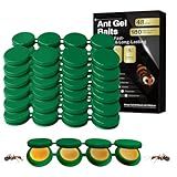 48 Pack Ant Killer Gel Bait, Long Lasting Indoor & Outdoor Ants Bait for Effective Ant Control, Safe & Easy to Use Pest Control for All Common Household Ants, Mess-Free Gel Stations