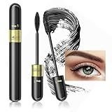 Volume and Length Tubing Mascara - Long-Lasting & Waterproof 2-1 Mascara Black Curling Eyelashes and Fast Dry, Easy to Apply & All Day Full, Vegan & Cruelty Free (Black, 0.28 fl. oz)