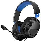 Gaming Headset for PS5、PS5Pro、PS4、Xbox Series X、Xbox Series S/One、PC. 207g Headset with Clear Mic for Work 𝟐𝟎𝟐𝟓 𝐔𝐩𝐠𝐫𝐚𝐝𝐞 Gaming Headphones with 3.5mm Splitter、360° Mic.79in Cable.Gamer Gifts