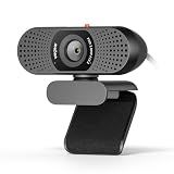 wegear Full HD 1080p Webcam for PC, Laptop & Desktop, Built-in Dual Microphones, Privacy Cover, 85°FOV, Fixed Focus, Plug & Play USB-A Computer Camera for Zoom, Teams, FaceTime, Google Meet, Streaming