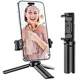 Anozer Mini Tripod with Universal Phone Holder & Cold Shoe, Lightweight Phone Stand & Camera Tripod, Compatible with iPhone 14 Pro Max/14 Pro, GoPro, Webcam, Mini Projector