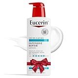 Eucerin Intensive Repair Body Lotion for Dry Skin with Alpha Hydroxy, Moisturizes, Exfoliates and Conditions, Fragrance Free and Paraben Free, Holiday Gifts for Self Care, 16.9 Fl Oz Bottle