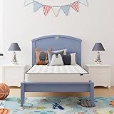 Avenco 6 Inch Twin Mattress, Foam and Spring Hybrid Mattresses in a Box, Medium Soft, Breathable Fabric & Adaptive Support, CertiPUR-US Certified, Twin Size Mattress in Guest and Kids Bedroom
