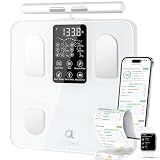arboleaf Scale for Body Weight, Upgrade 50+ Metrics 8-Electrode Smart Scale with BMI, Body Fat, Muscle Mass, Full Body Composition Analyzer, High Precision Digital Bathroom Scale