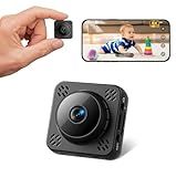 Shibet Hidden Camera, Nanny Cam Wireless, 2K Mini Security Camera WiFi/No WiFi Use, Free Cloud & SD Storage, Nanny/Pet/Baby Monitor with Magnetic Mount - 2025 Upgraded