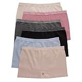 Hanes Boyshorts Panties Pack, Seamless Underwear for Women, Comfort Flex Fit, Multipack(Colors May Vary)