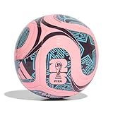 Adidas Unisex-Adult World Cup Soccer Ball, Beam Pink/Noble Red/Blue, 4