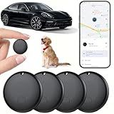 Android GPS Tracker for Vehicles, Hidden Tracking Device for Vehicles, Car Tracker No Subscription Work with Find My, Smart Tag with Audio for Kids, Key, Dogs, Luggage, Bag (Android-2 Pack)