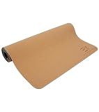 Everyday Yoga Cork Yoga Mat 72 x 26 Inch 5mm - Natural Cork with Rubber