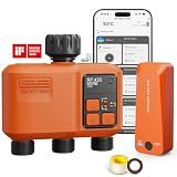Smart WiFi Sprinkler Timer 3 Zone, Water Timer for Garden Hose Irrigation