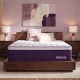 Soft Plush Queen Mattress 12 Inch Hybrid Mattress in a Box for Side Sleeper