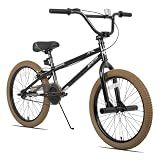 JOYSTAR 20 Inch Kids Bike Freestyle BMX Bikes for 6 7 8 9 10 Years Old Boys Girls and Beginner Riders, 20" Kids' Bicycles, Brown Tires