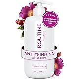 Routine Wellness Anti-Thinning Deep Conditioner for Thinning Hair - DHT Blocker for Hair Loss in Men & Women - Promotes Healthy Hair - Rose Hips 14oz