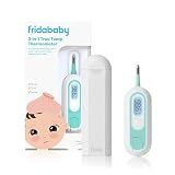 Frida Baby 3-in-1 Rectal, Underarm & Oral Thermometer for Kids, Digital Baby Thermometer for Infants, Toddlers, & Kids, Quick & Accurate Temperature Check, Includes Carrying Case for Storage