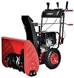 PowerSmart Snow Blower Gas Powered 24 Inch Self-Propelled 2-Stage 212cc Engine with Electric Start, LED Headlight