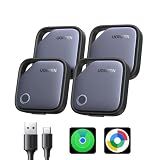 UGREEN Finder Duo Air Tracker Tags 4 Pack (iOS and Android)