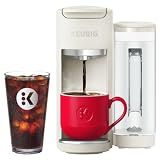 Keurig K-Supreme Gen 2, Hot and Iced Single Serve Coffee Maker, Warm Stone