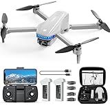 PLEGBLE GPS Drones with Camera for Adults 4K, Brushless Motor FPV Drone with Auto Return, Follow Me,Tap Fly & Circle Fly, Under 249g, 46 Mins Flight, Foldable Drone for Adults Beginners