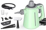 Steam Cleaner, VeRosky Handheld Pressurized Steamer for Home Use, Multi-Surface Cleaning with 10 Accessories & Safety Lock, Deep Cleans Floor, Grout, Upholstery, Car and Grease