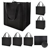 HorYg 6 pack Reusable Grocery Bags,Thick Bottom-Shopping Bag for Groceries