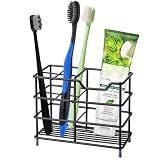 Toothbrush Holders for Bathrooms 304 Stainless Steel Quick Drying Black