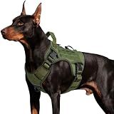 WINGOIN Tactical Dog Harness for Large Dogs,No Pull Heavy Duty Dog Harness