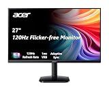 Acer 27in FHD 1920x1080 IPS 120Hz Gaming Monitor | Office KB272 G0bi