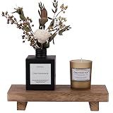 Wood Bathroom Tray Farmhouse Decor Kitchen Soap Holder, 8.7"x3.6" Brown
