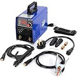 250A 110/220V Stick Welder,ARC/Lift TIG Welding Machine with Synergic Control,IGBT Inverter,Hot Start,Arc Force and Anti-Stick