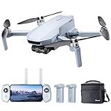 Potensic ATOM SE GPS Drone with 4K EIS Camera, Under 249g, 62 Mins Flight, 4KM FPV Transmission, Brushless Motor, Max Speed 16m/s, Auto Return, Lightweight and Foldable Drone for Adults Beginner