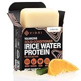Viori Citrus Yao Conditioner Bar Made with Rice Water - Handcrafted All Natural Organic Conditioner