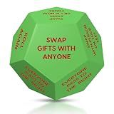 Santa Swap Gift Exchange Dice, 3 * 3in Exchange Christmas Stocking Stuffers