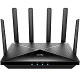 Cudy New 4G LTE Cat 6 WiFi Router, Qualcomm Chipset, LTE Modem, Dual SIM 4G Cellular Router, AC1200 Dual Band WiFi, 4 Gigabit Ports, OpenVPN, WireGuard, Band Lock, TTL, at Command
